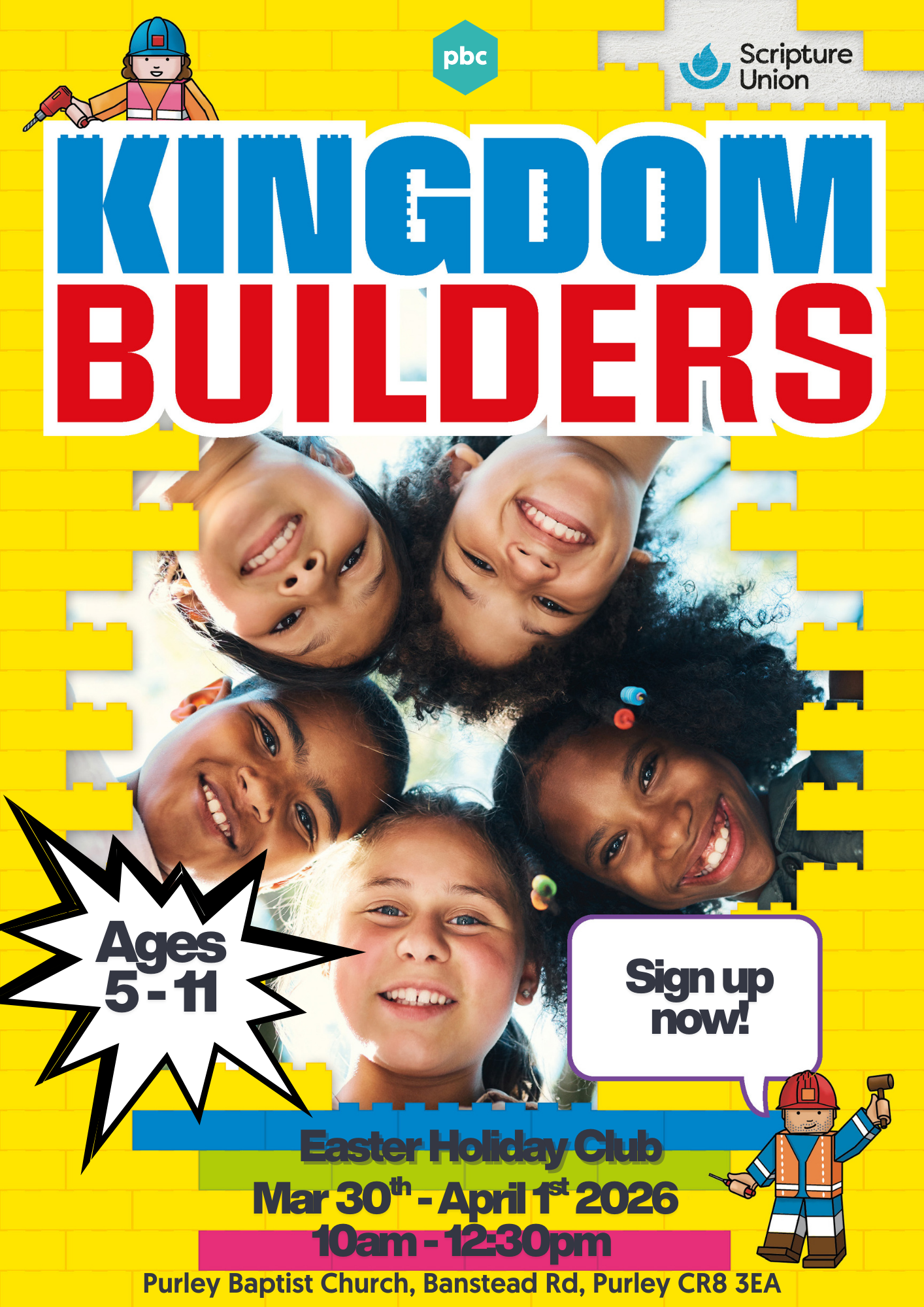 Kingdom Builders flyer w sign 
